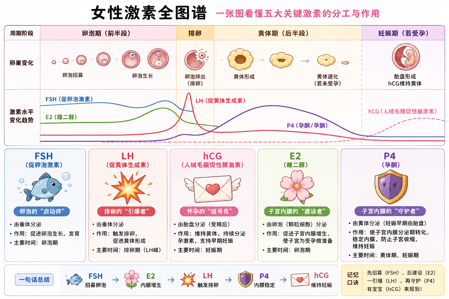女性激素全图谱